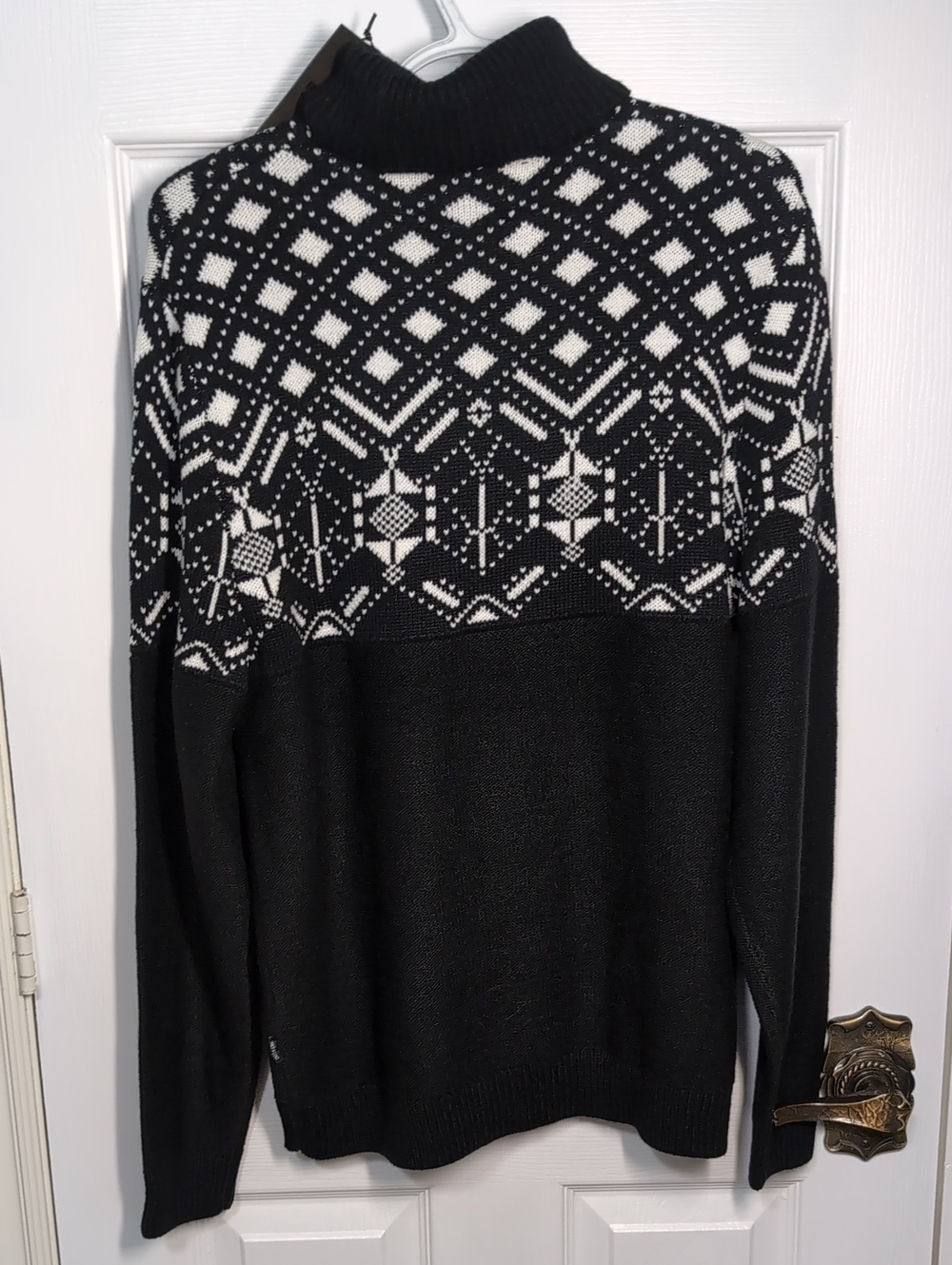 Only And Sons Fair Isle Roll Neck Sweater NEW Size Med - Picture 4 of 13